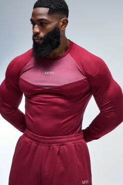 T-shirt Moulant Manches Longues Homme Active Muscle Fit
