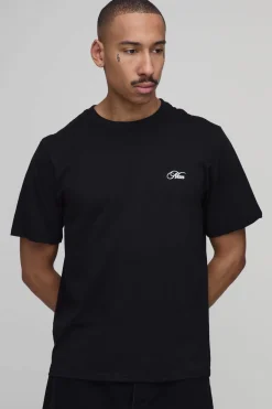 boohooMAN T-shirt Coupe Regular À Imprimé Étoile Graffiti<Homme T-Shirts Impriméstendances|T-Shirts
