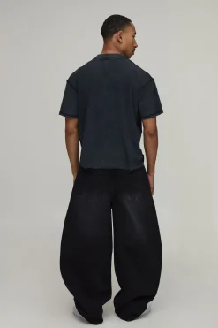 boohooMAN T-shirt Oversize Boxy Imprimé Tigre Coutures Apparentes Ourlet Brut<Homme T-Shirts Impriméstendances|T-Shirts