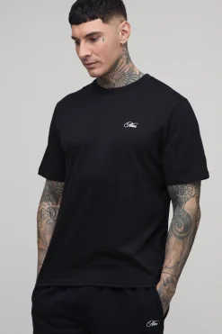 boohooMAN T-shirt Imprimé Étoile Graffiti Coupe Regular Tall<Homme Tout Afficher|Tout Afficher