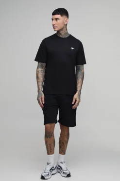 boohooMAN T-shirt Imprimé Étoile Graffiti Coupe Regular Tall<Homme Tout Afficher|Tout Afficher