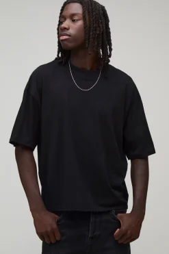 boohooMAN T-shirt Oversize Coupe Boxy Avec Imprimé Colonne Vertébrale De Palmier<Homme T-Shirts Impriméstendances|T-Shirts