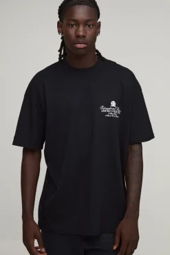 boohooMAN T-shirt Oversize Imprimé Collection Limitée<Homme T-Shirts Impriméstendances|T-Shirts