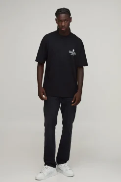 boohooMAN T-shirt Oversize Imprimé Collection Limitée<Homme T-Shirts Impriméstendances|T-Shirts
