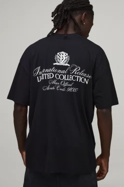 boohooMAN T-shirt Oversize Imprimé Collection Limitée<Homme T-Shirts Impriméstendances|T-Shirts