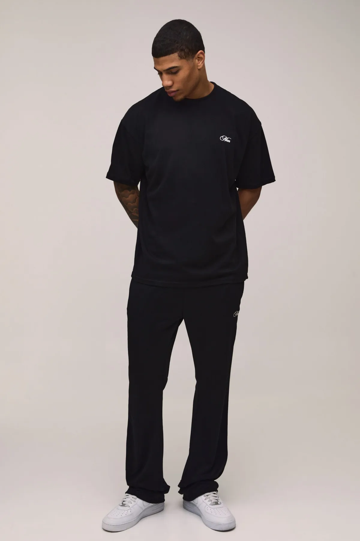 boohooMAN T-Shirt Oversize à Imprimé Esquisse Paysage<Homme T-Shirts Impriméstendances|T-Shirts