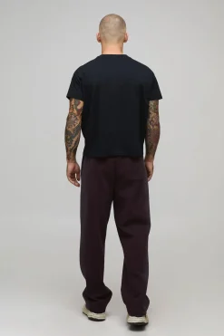 boohooMAN T-Shirt OFCLMAN Surdimensionné Rétréci à Imprimé Léopard Appliqué<Homme T-Shirts Impriméstendances|T-Shirts