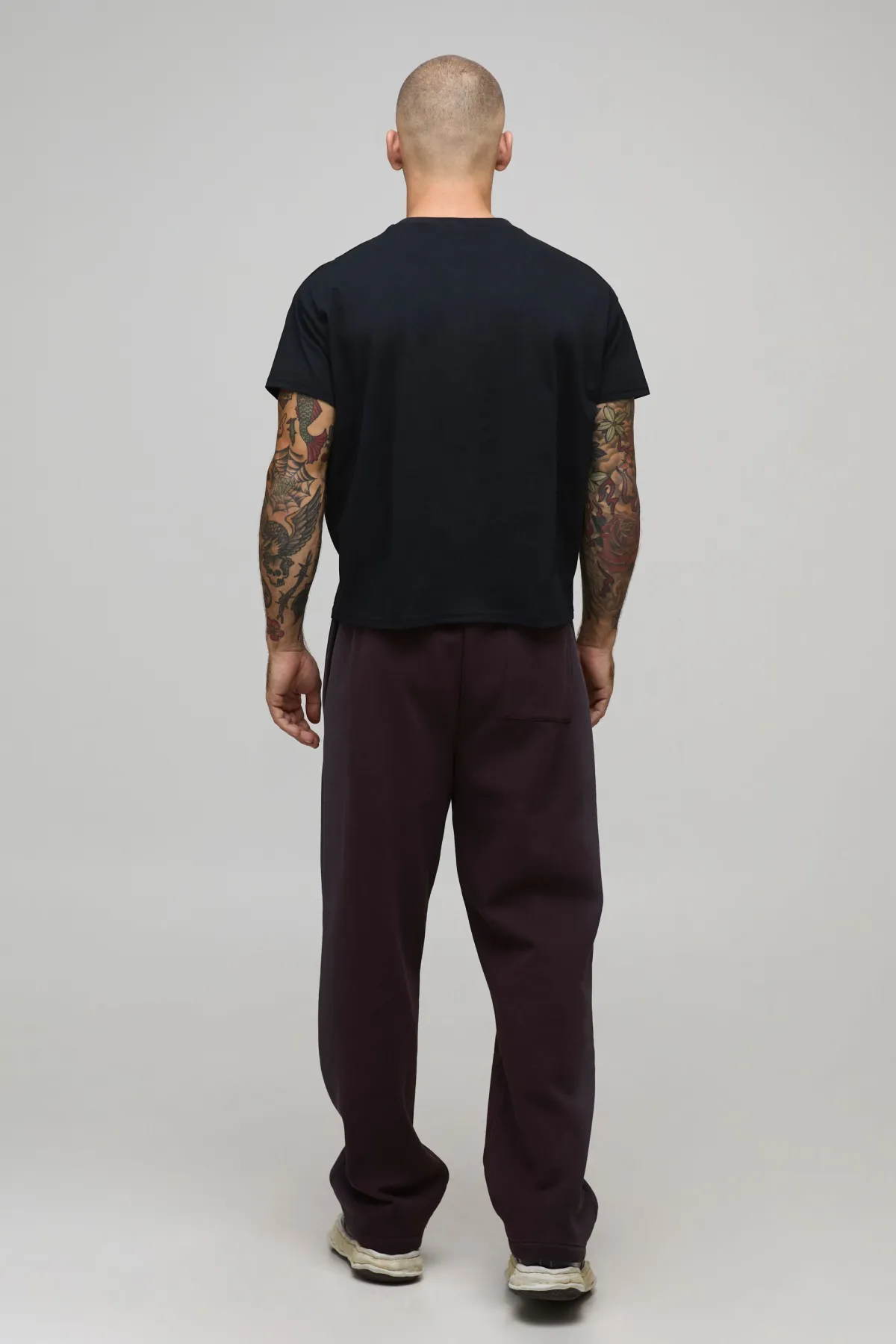 boohooMAN T-Shirt OFCLMAN Surdimensionné Rétréci à Imprimé Léopard Appliqué<Homme T-Shirts Impriméstendances|T-Shirts