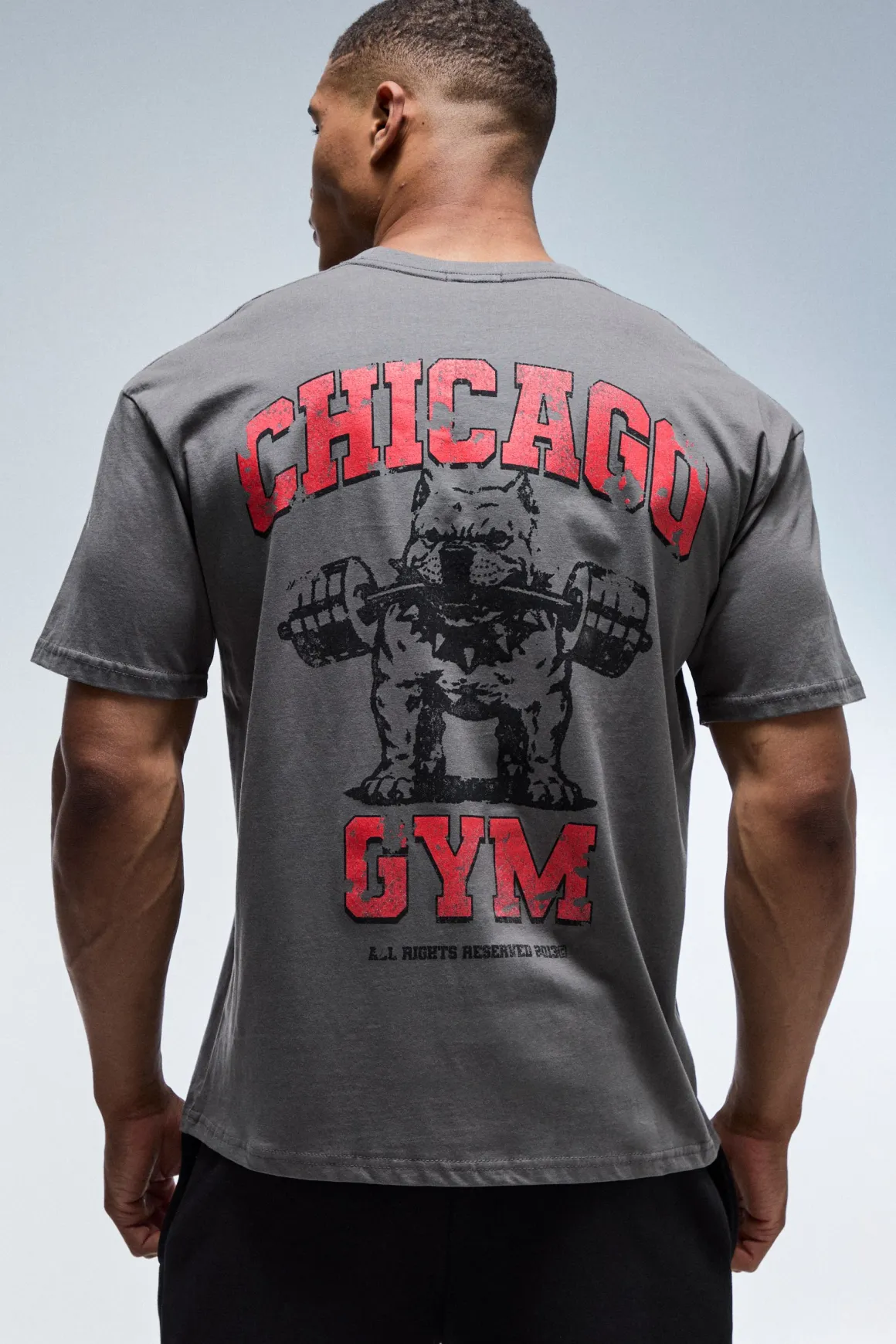 T-shirt Oversize Active Chicago Gym