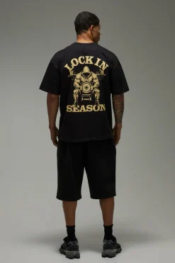 T-Shirt Oversize Active Lock In Season