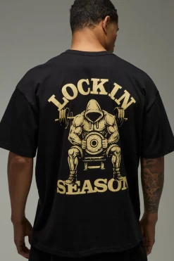 T-Shirt Oversize Active Lock In Season