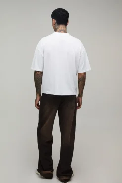 boohooMAN T-shirt Oversize Ample Tall Imprimé Camouflage New York<Homme Tout Afficher|Tout Afficher