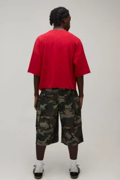boohooMAN T-shirt Oversize Ample À Épaules Tombantes Avec Imprimé Effet Usé<Homme T-Shirts Impriméstendances|T-Shirts