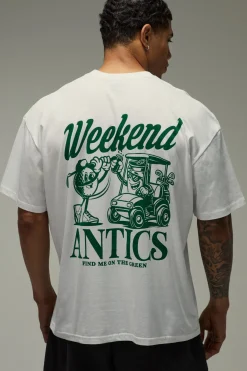 T-shirt Oversize Antics Weekend Golf