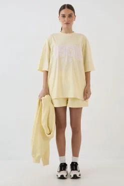 T-shirt Oversize À Appliqué Collégial Dsgn Studio