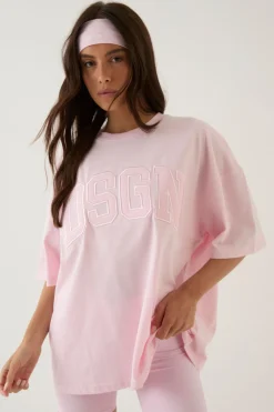 T-shirt Oversize À Appliqué Collegiate Dsgn Studio