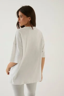 T-shirt Oversize À Appliqué Collégial Dsgn Studio