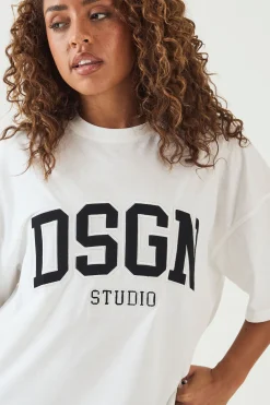 T-shirt Oversize À Appliqué Collegiate Dsgn Studio
