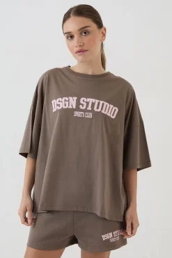 T-shirt Oversize À Appliqué Dsgn Studio