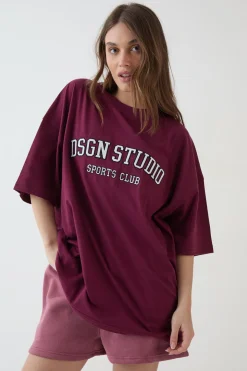 T-shirt Oversize À Appliqué Dsgn Studio