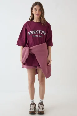T-shirt Oversize À Appliqué Dsgn Studio