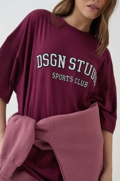 T-shirt Oversize À Appliqué Dsgn Studio