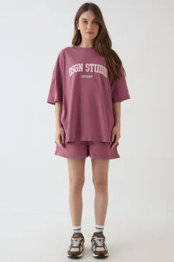 T-shirt Oversize À Appliqué Dsgn Studio