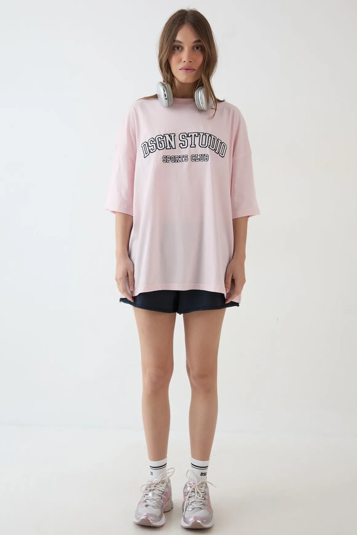 T-shirt Oversize À Appliqué Dsgn Studio