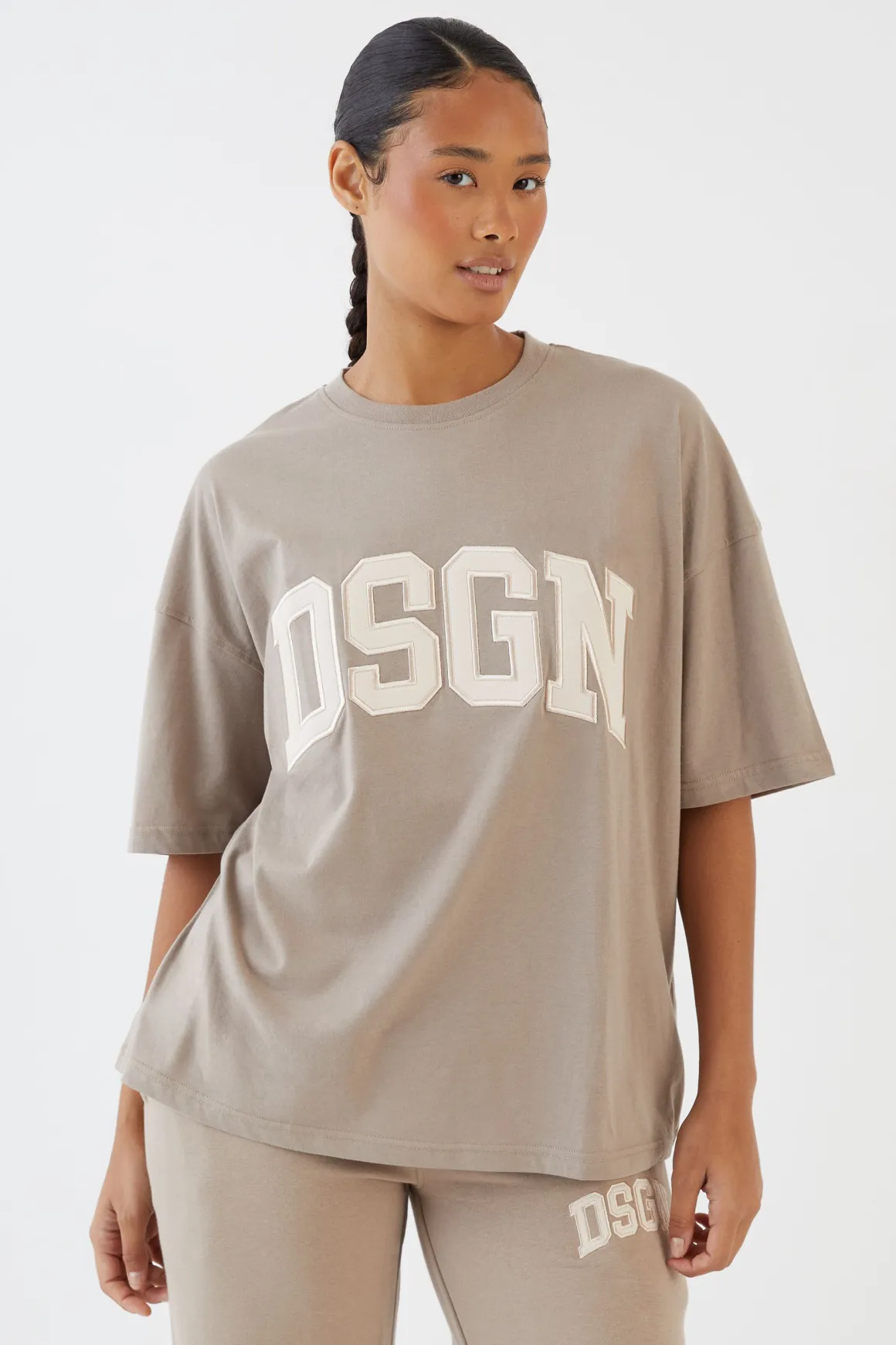 T-shirt Oversize À Appliqué Dsgn Studio