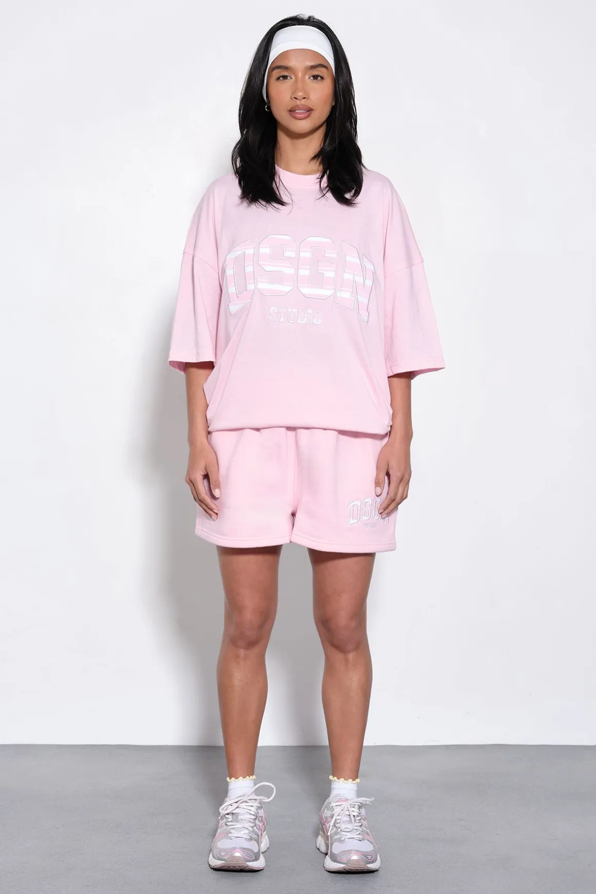 T-shirt Oversize À Appliqué Rayé Dsgn Studio