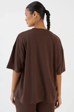 T-shirt Oversize À Appliqué Rayé Dsgn Studio