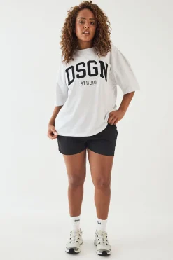 DSGN Studio T-shirt Oversize À Appliqué Universitaire<Femme Dsgn Studio|Tops