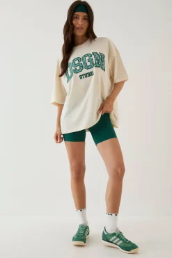 T-shirt Oversize À Appliqué Vichy Dsgn Studio