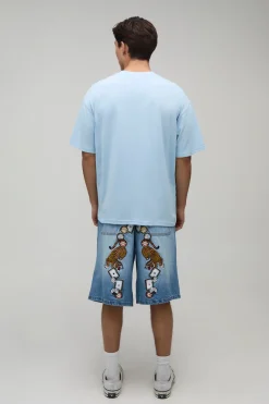 T-shirt Oversize À Appliqué Western