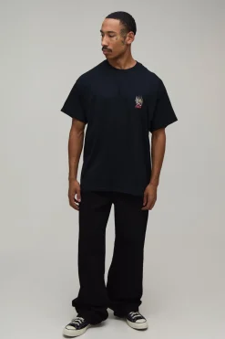 T-shirt Oversize Avec Broderie Tigre