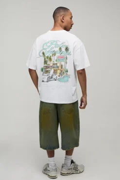 boohooMAN T-shirt Oversize Palm Springs<Homme T-Shirts Impriméstendances|T-Shirts