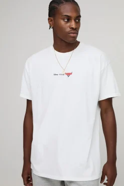 T-shirt oversize blanc sous licence Disney Cars
