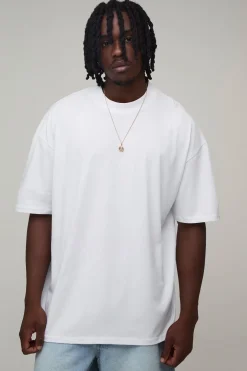 T-shirt Oversize Blanc Tall Avec Imprimé Photographique Monte Carlo