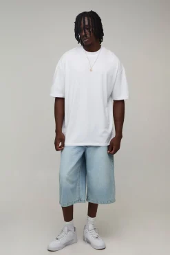 T-shirt Oversize Blanc Tall Avec Imprimé Photographique Monte Carlo