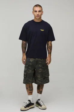 T-shirt Oversize Boxy Édition Limitée Bleu Marine