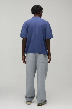 T-Shirt Oversize Boxy Délavé Imprimé New York