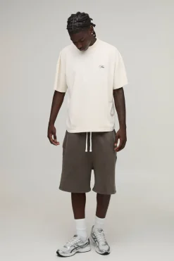 T-shirt Oversize Boxy Délavé Pierre Avec Imprimé Slogan Los Angeles