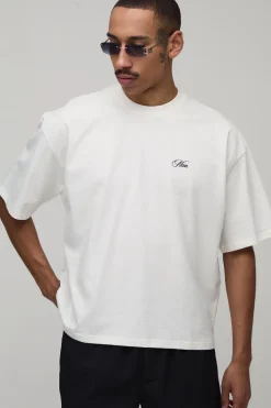T-shirt Oversize Boxy Imprimé Palmiers Palace