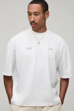 T-shirt Oversize Boxy Imprimé Terrain De Football