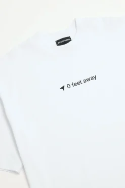 boohooMAN T-shirt Oversize Boxy Épais 0 Feet Away<Homme T-Shirts Impriméstendances|T-Shirts