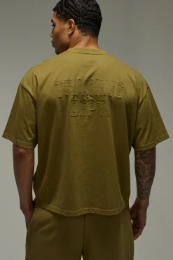 T-shirt Oversize Boxy Poids Lourd 220gsm Premium Training Dept