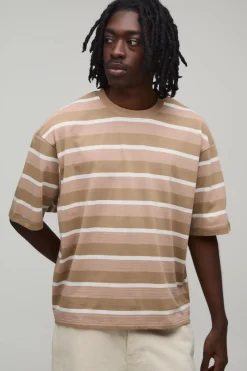 T-shirt Oversize Boxy À Rayures