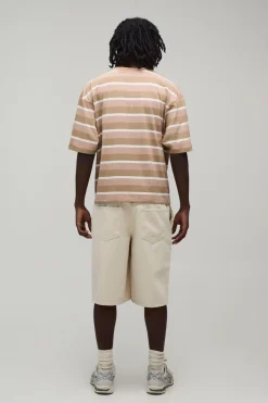 T-shirt Oversize Boxy À Rayures