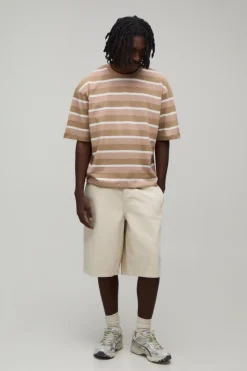 T-shirt Oversize Boxy À Rayures