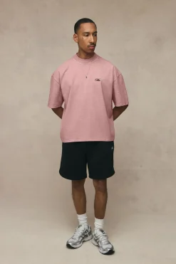 T-shirt Oversize Boxy Rose Délavé À Imprimé I Love This Game